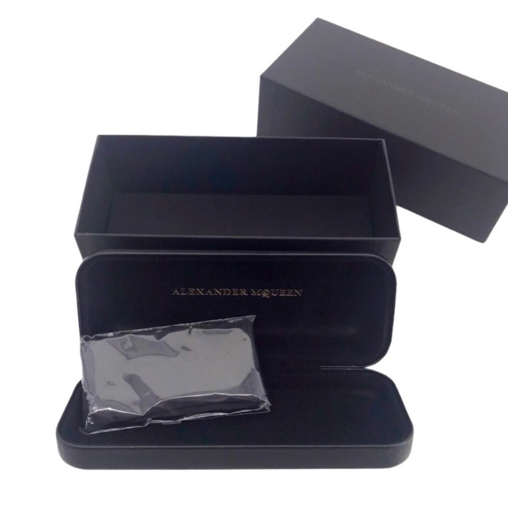 New Alexander McQueen Black Sunglasses Case
